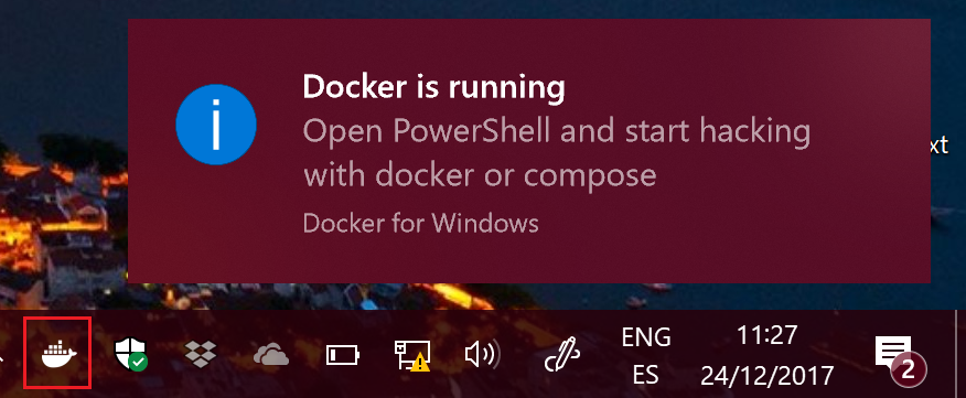 Docker started